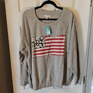 Maurices Gray Graphic Sweatshirt
